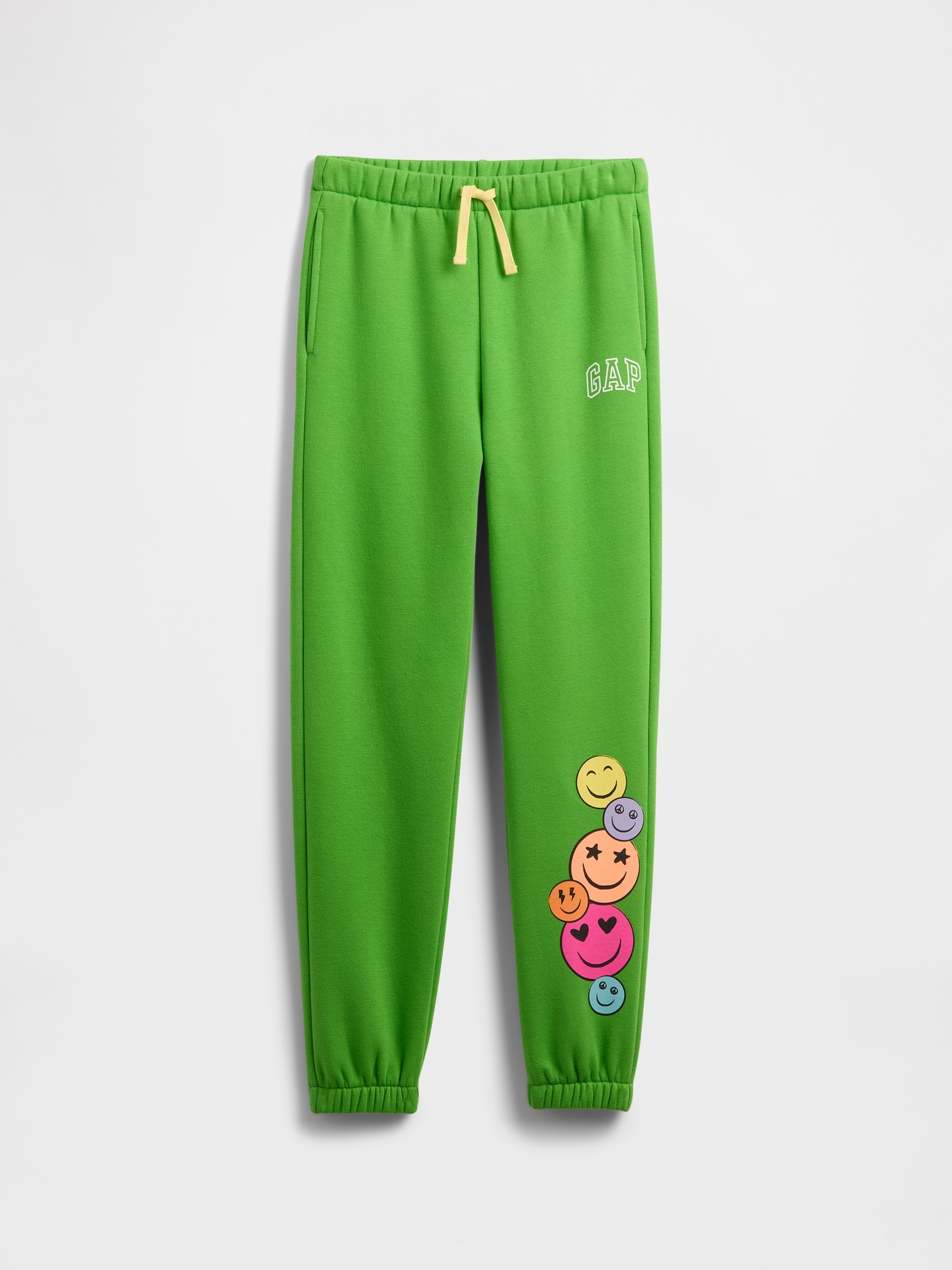 Kids Relaxed Gap Logo Joggers - Green