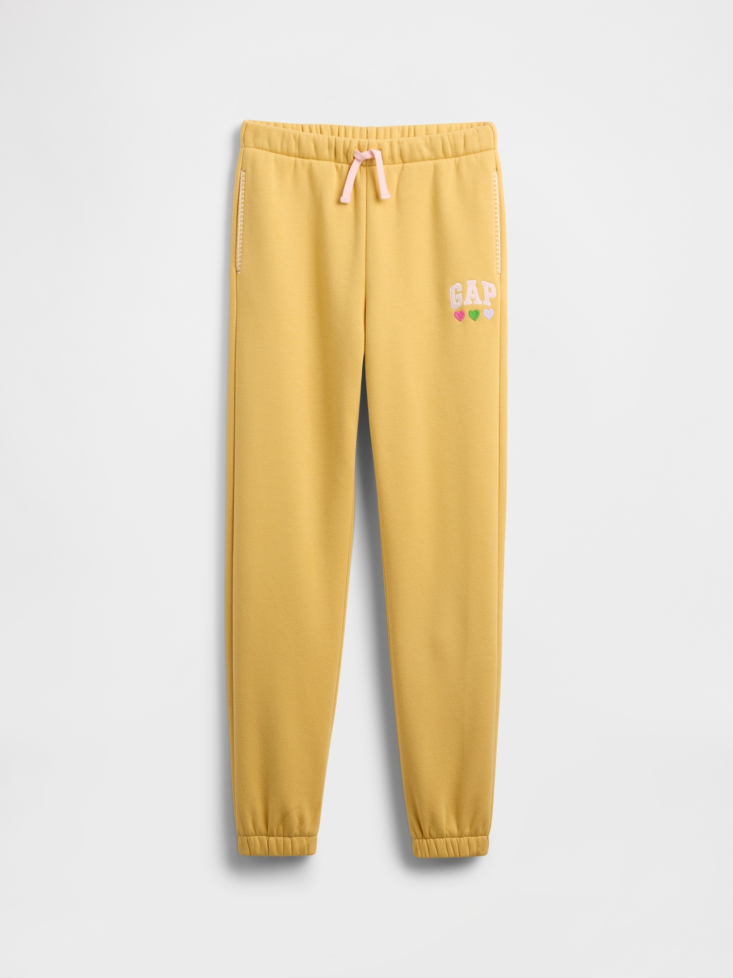 Kids Relaxed Gap Logo Joggers - Yellow