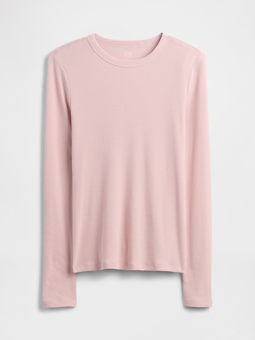 Image number 5 showing, Essential Ribbed Crewneck T-Shirt