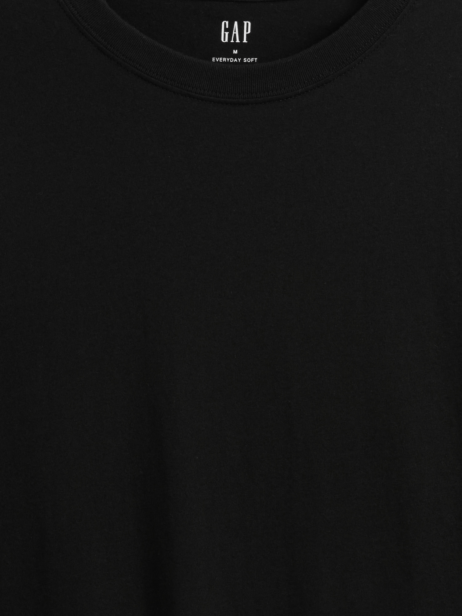 Gap Factory Everyday Soft Crewneck T-shirt In Black