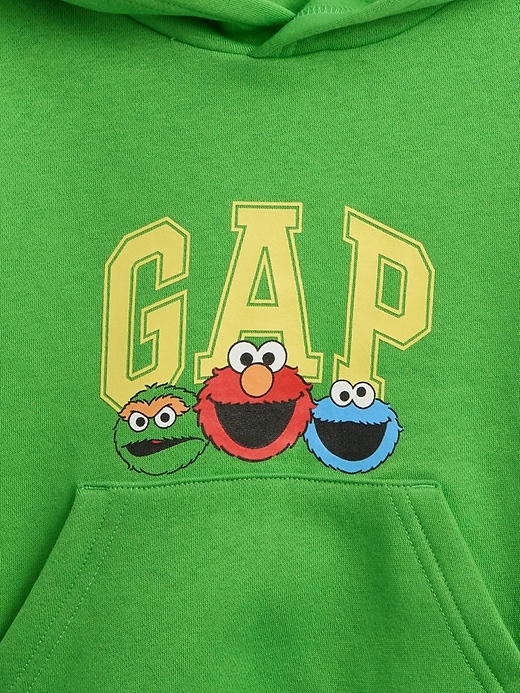 Image number 3 showing, babyGap &#124 Sesame Street Relaxed Logo Hoodie