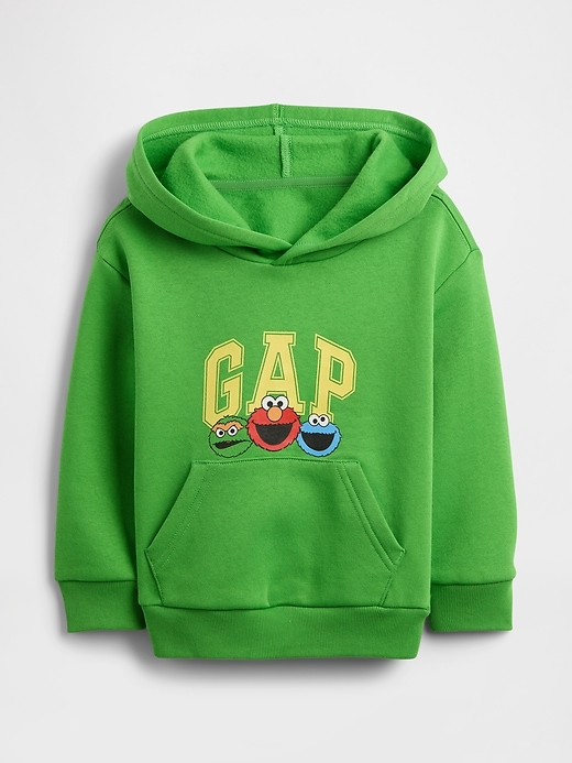 Image number 1 showing, babyGap &#124 Sesame Street Relaxed Logo Hoodie