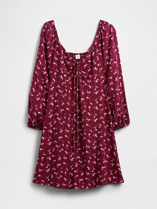 Image number 6 showing, Smocked Print Mini Dress