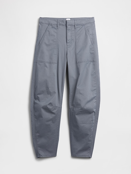 Image number 7 showing, High Rise Barrel Khakis