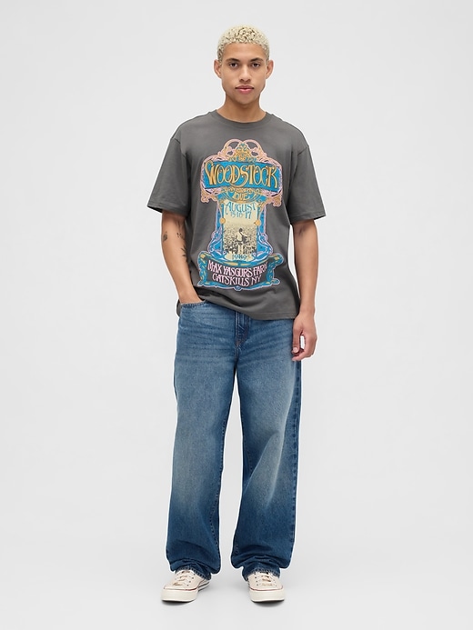 Image number 3 showing, Relaxed Woodstock Graphic T-Shirt