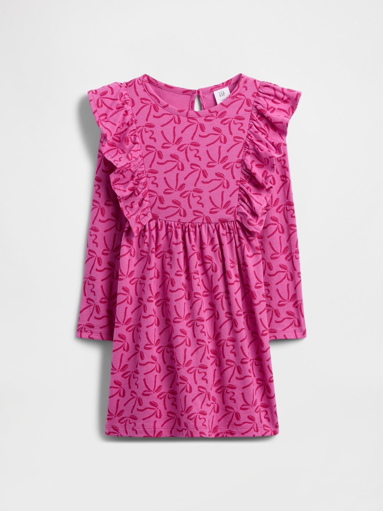 babyGap Ruffle Dress - Budding Purple Lilac Bows
