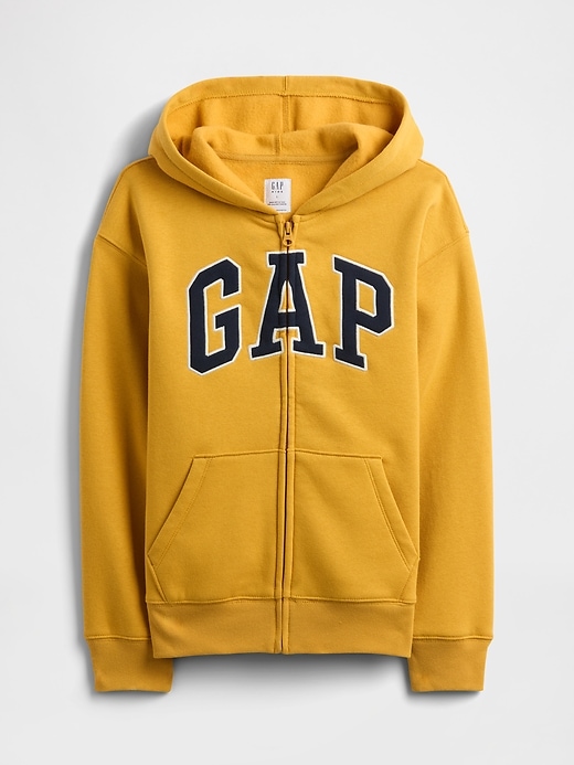 Image number 1 showing, Kids Relaxed Gap Logo Zip Hoodie