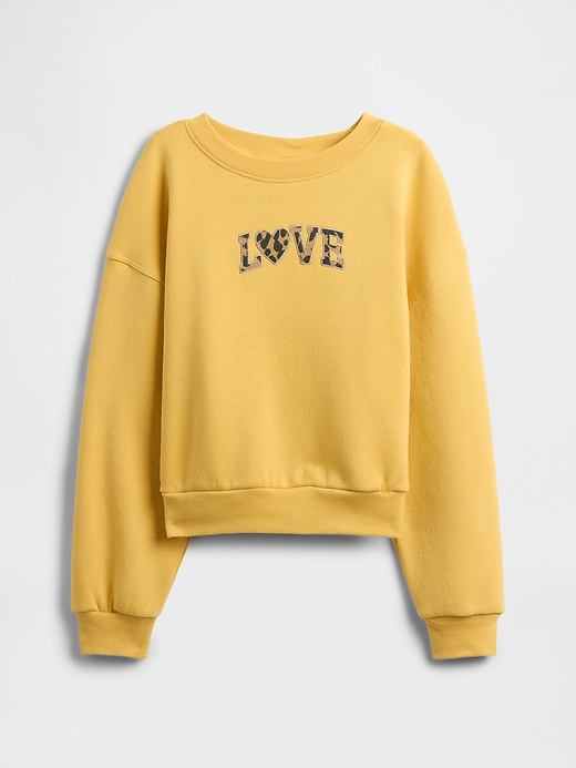 Image number 1 showing, Kids Oversized Crewneck Sweatshirt