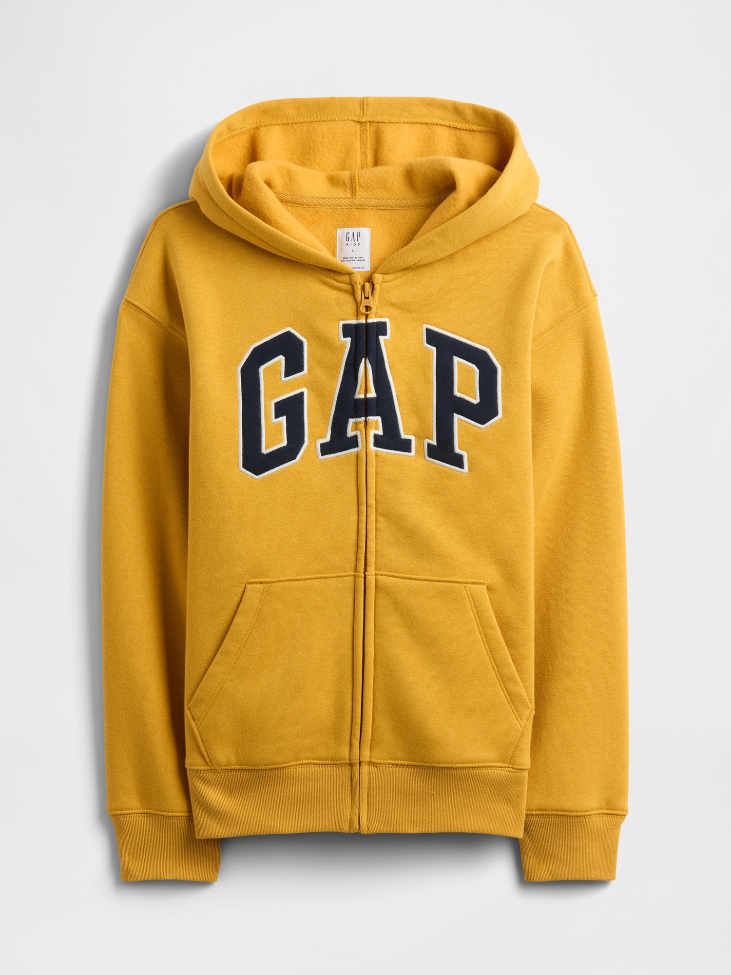Kids Relaxed Gap Logo Zip Hoodie - Honey Im Home