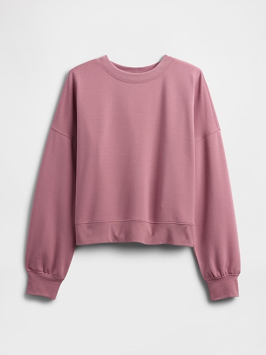 Image number 2 showing, Oversized Balloon Sleeve Crewneck Sweatshirt