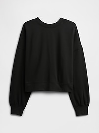 Balloon Sleeve Crewneck Sweatshirt
