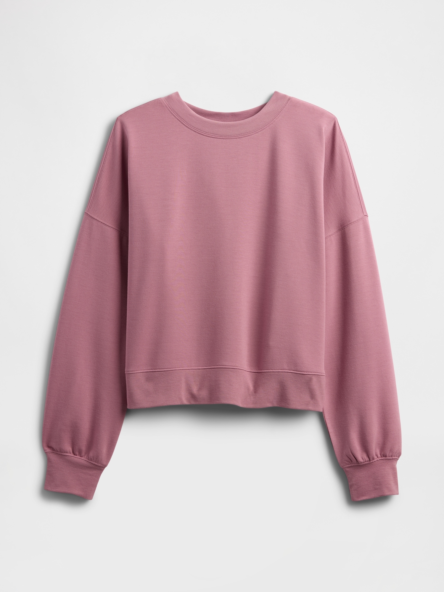 Oversized Balloon Sleeve Crewneck Sweatshirt