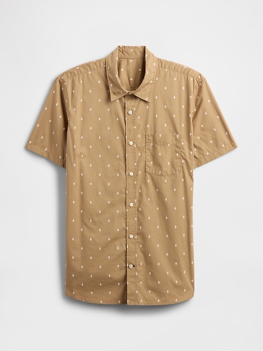 Image number 5 showing, Stretch Poplin Shirt in Standard Fit