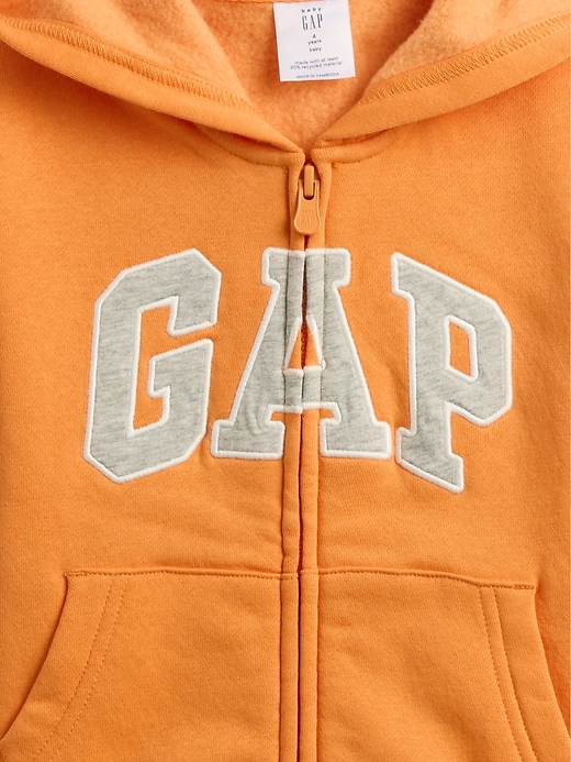 Image number 3 showing, babyGap Relaxed Logo Zip Hoodie
