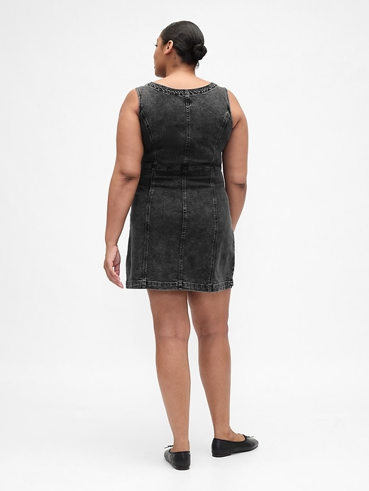 Image number 5 showing, Scoopneck Button-Front Mini Dress