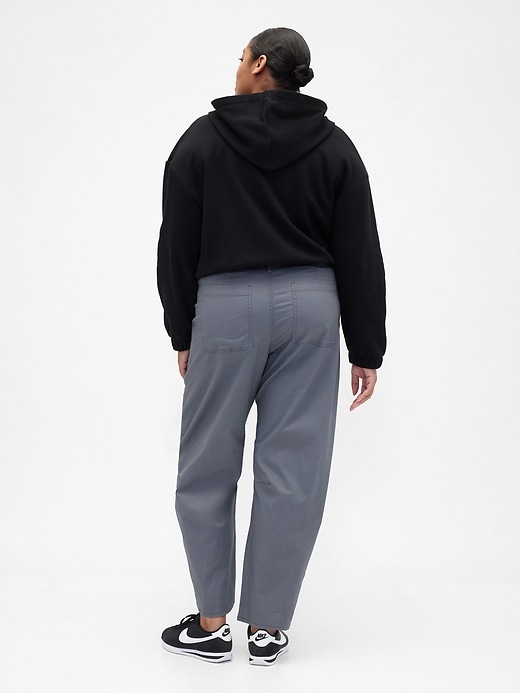 Image number 6 showing, High Rise Barrel Khakis