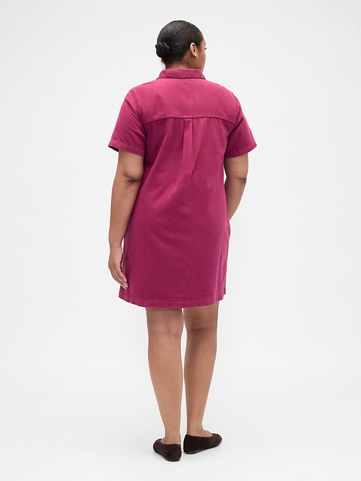 Image number 5 showing, Relaxed Denim Mini Dress