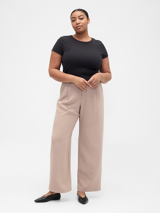 Image number 5 showing, Easy Crepe Trousers