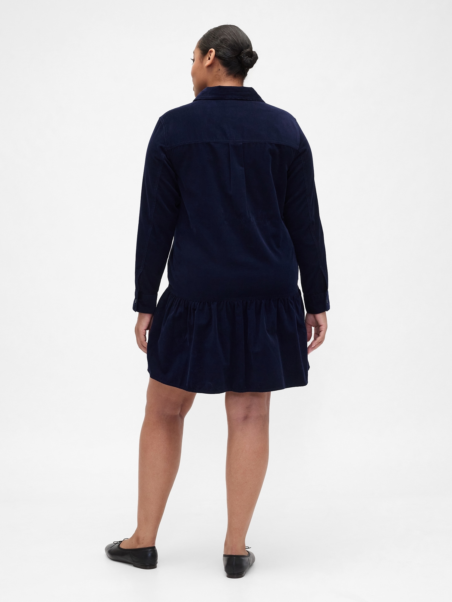 Gap Factory Corduroy Mini Dress In Blue