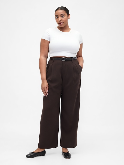Image number 5 showing, Easy Crepe Trousers