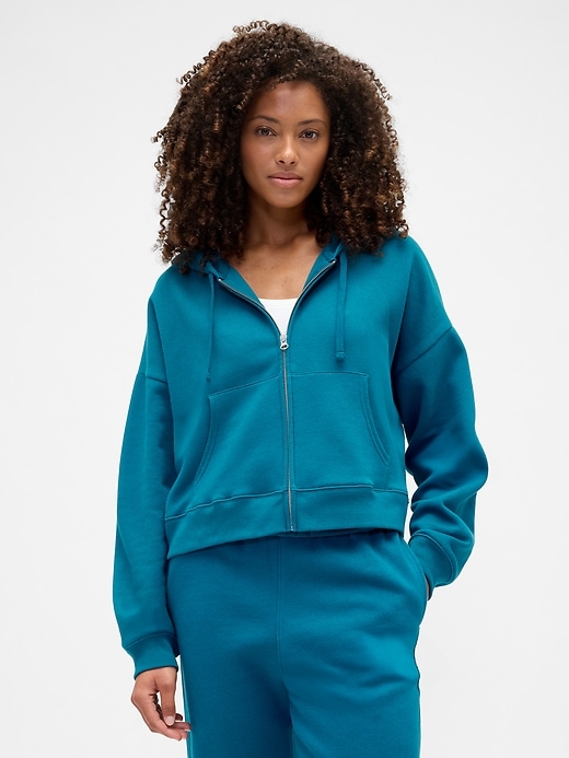 Image number 1 showing, Oversized Fleece Zip Hoodie
