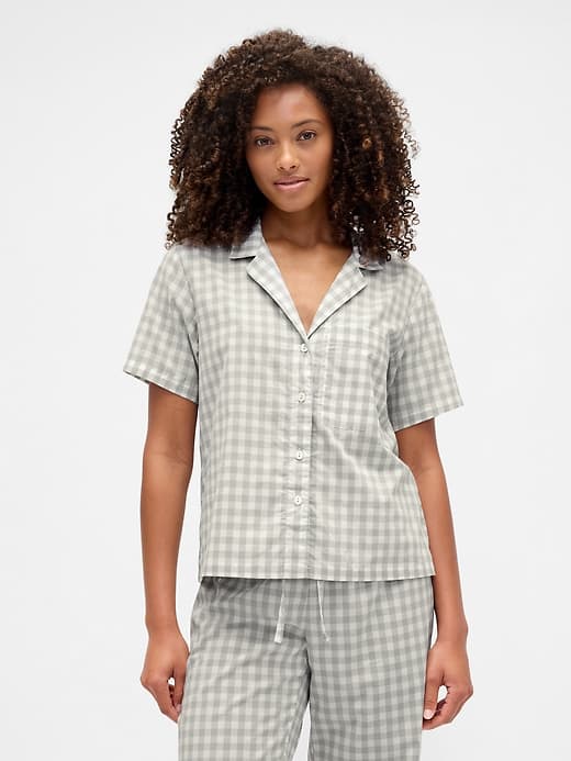 Image number 1 showing, Poplin PJ Shirt