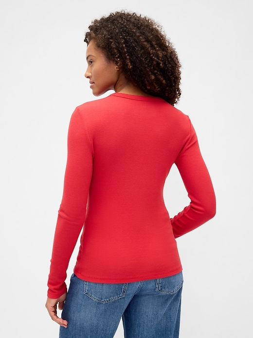 Image number 2 showing, Essential Ribbed Crewneck T-Shirt