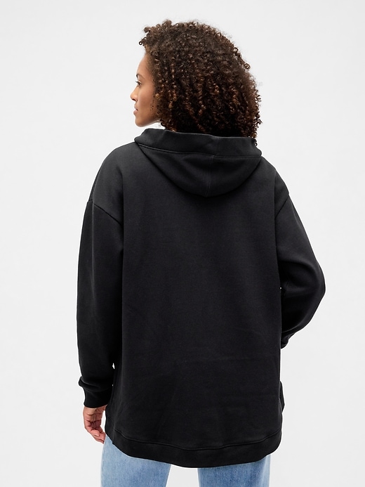 Image number 2 showing, Oversized Open-Front Hoodie