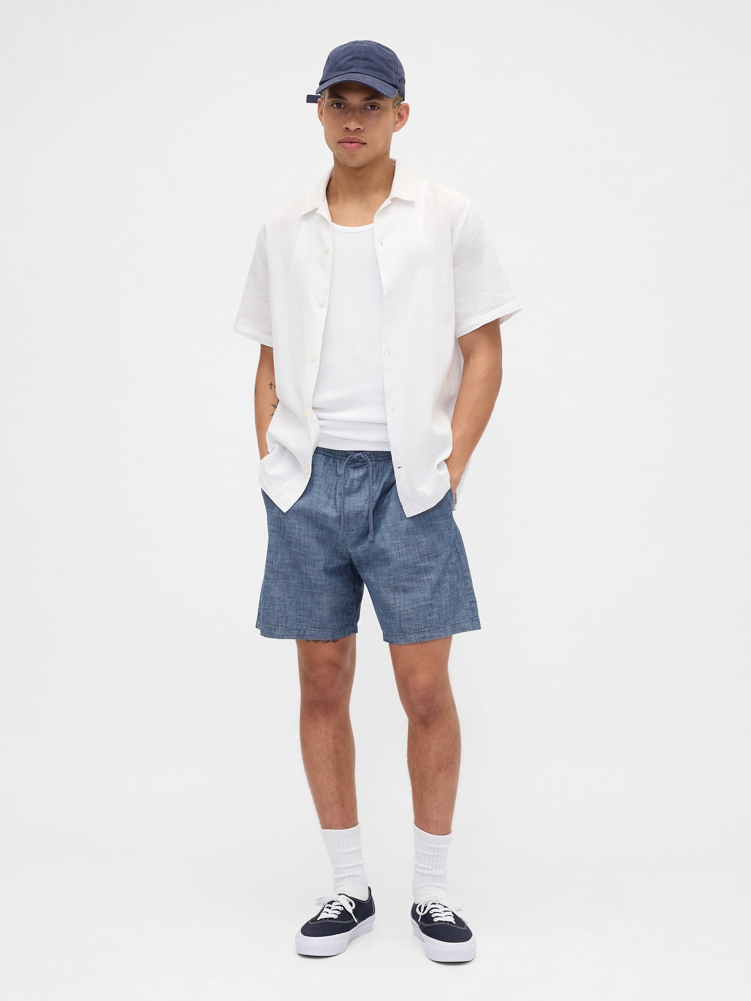 7" Essential Easy Shorts - Blue