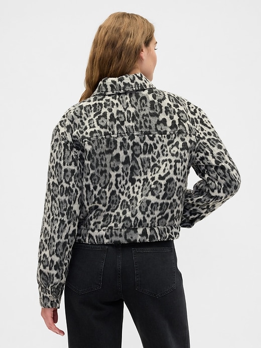 Image number 2 showing, Relaxed Cropped Textured Icon Jacket