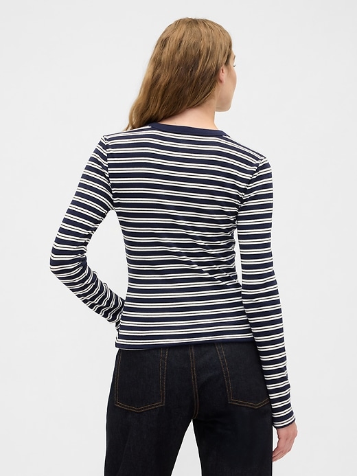 Image number 2 showing, Essential Ribbed Crewneck T-Shirt
