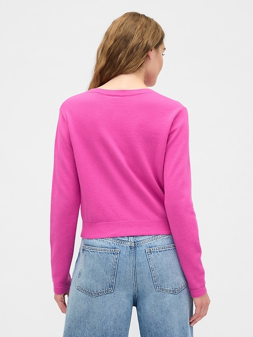 Image number 2 showing, Cashsoft Crewneck Cardigan