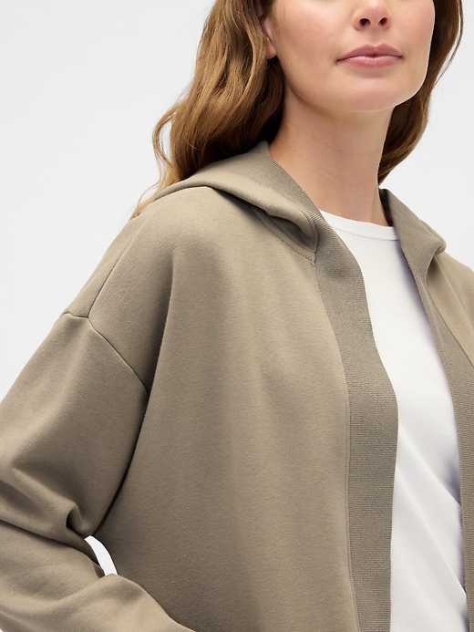 Image number 4 showing, Oversized Open-Front Hoodie