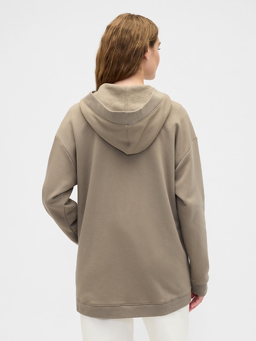 Image number 2 showing, Oversized Open-Front Hoodie