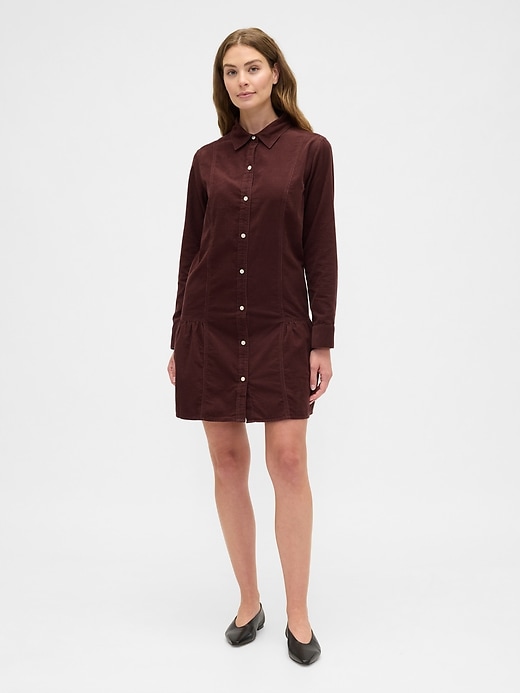 Image number 1 showing, Corduroy Mini Dress