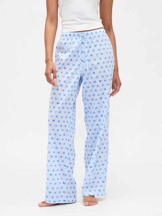 Image number 3 showing, Poplin PJ Pants