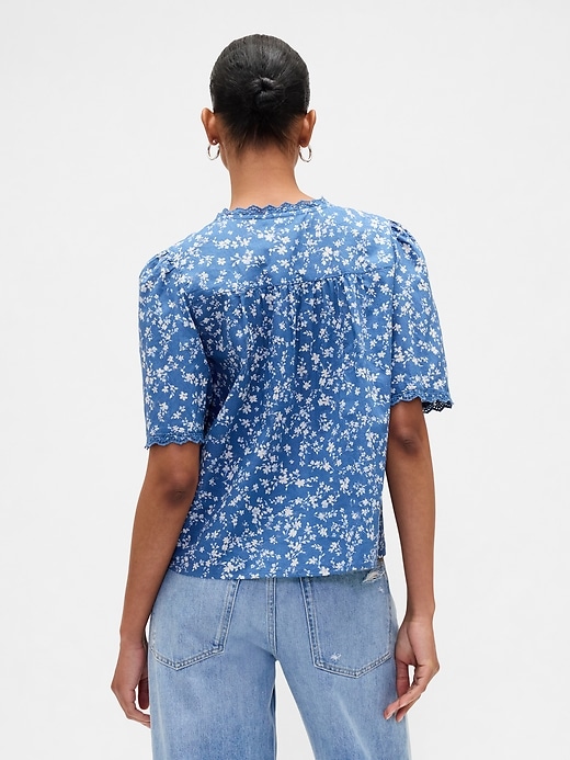 Image number 2 showing, Ruffle V-Neck Top