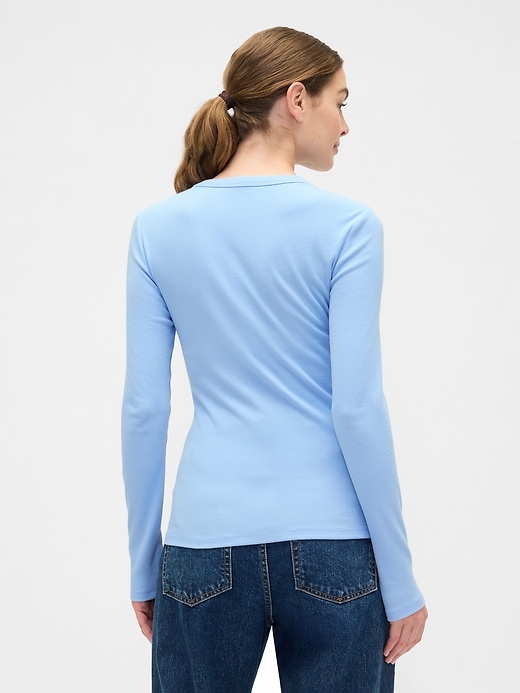 Image number 2 showing, Essential Ribbed Crewneck T-Shirt
