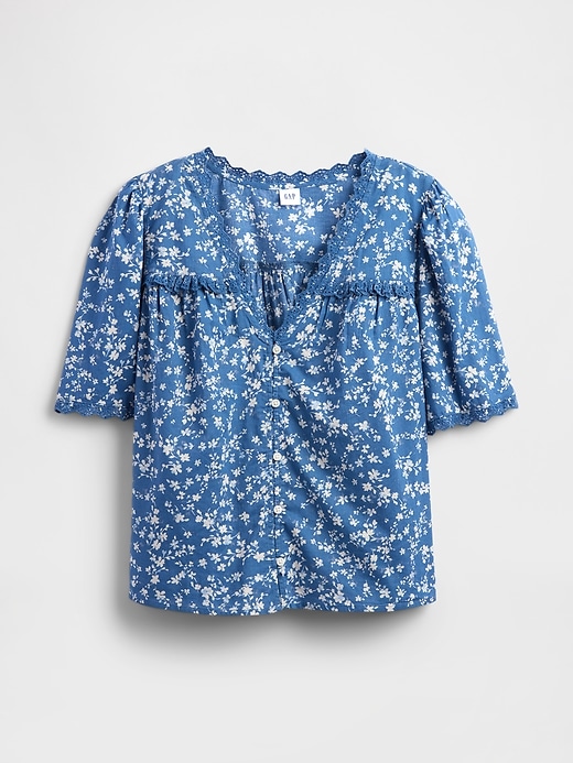 Image number 5 showing, Ruffle V-Neck Top