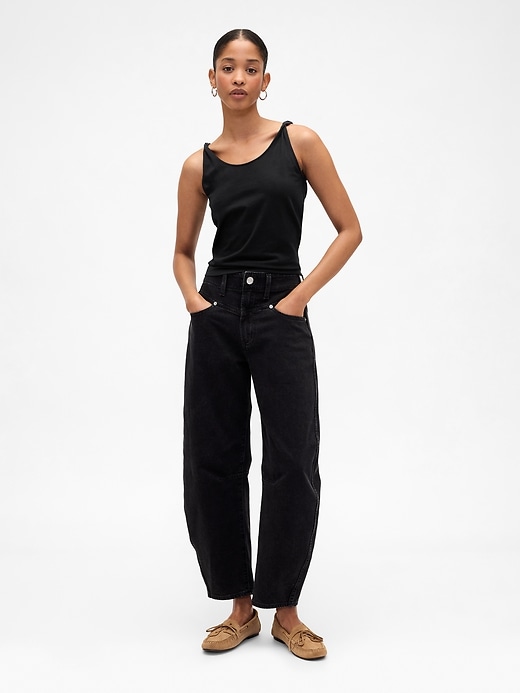 Image number 3 showing, Stretch Jersey Twist Tank Top