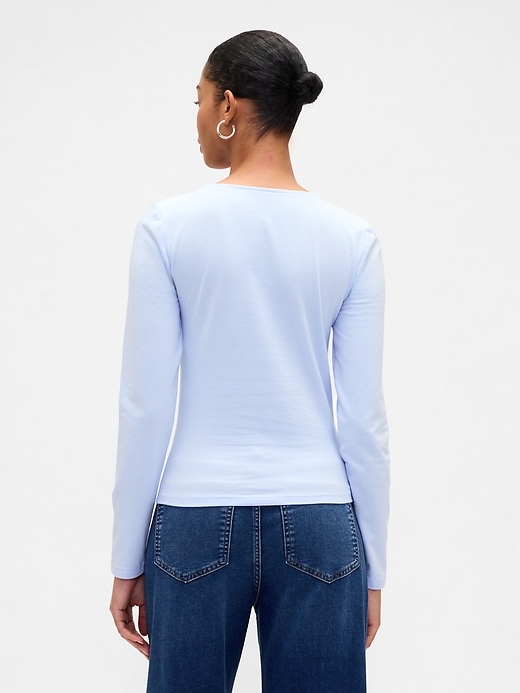 Image number 2 showing, Twist-Front Sweetheart Top