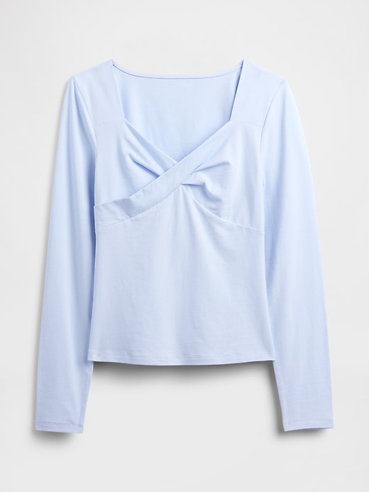 Image number 5 showing, Twist-Front Sweetheart Top
