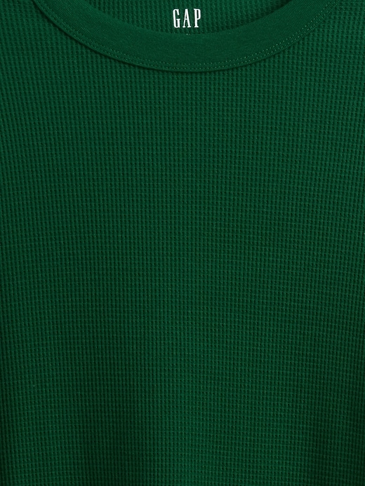 Image number 4 showing, Waffle-Knit Crewneck T-Shirt