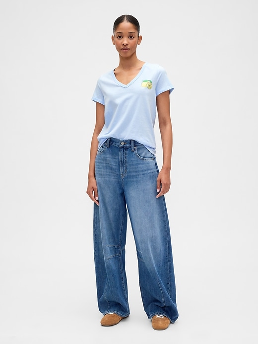 Image number 3 showing, Favorite V-Neck Graphic T-Shirt