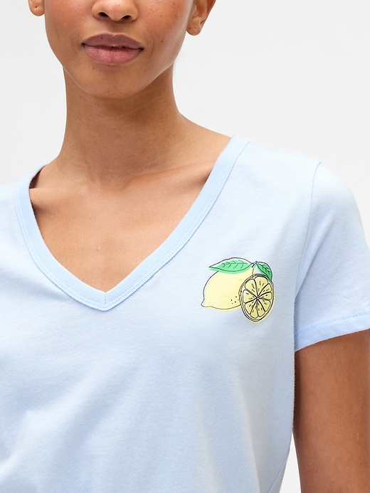 Image number 4 showing, Favorite V-Neck Graphic T-Shirt