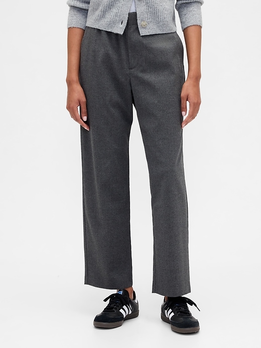 Image number 2 showing, Recycled High Rise Straight-Leg Pants