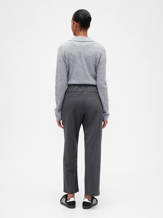 Image number 4 showing, Recycled High Rise Straight-Leg Pants
