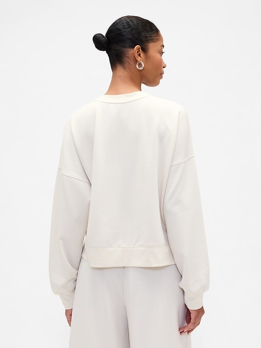 Image number 2 showing, Oversized Balloon Sleeve Crewneck Sweatshirt