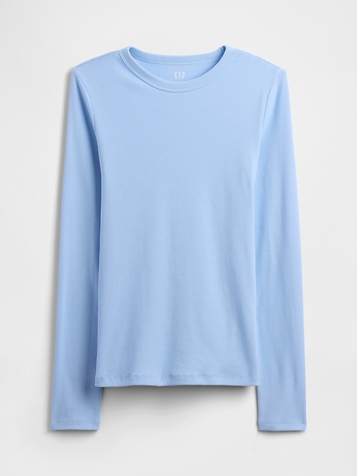 Image number 5 showing, Essential Ribbed Crewneck T-Shirt