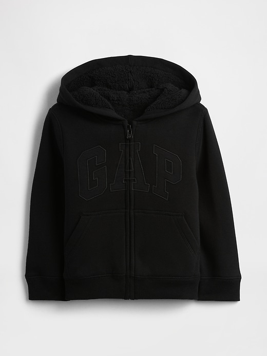 Image number 1 showing, babyGap Logo Sherpa-Lined Zip Hoodie
